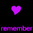 A split-screen animated contact sheet showing two distinct pixel art frames: a purple heart on black background and green text on dark green background.
