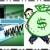 Pixelated image of a person in a green shirt with a dollar sign, standing next to a green and blue background with indistinct shapes.