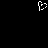 White pixelated heart shape on black background with partial outline animation.