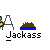 Animated sequence showing a yellow hand holding a white ball above a blue platform with brown debris, moving through various positions including lifting the ball and shifting side to side.