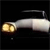A static pixelated image shows a cylindrical object with a glowing end against a black background.