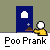 _Poo Prank_ shows a yellow-shirted figure interacting with blue doors and red splatters
