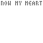 Pixelated text repeats 'NOW MY HEART IS HURTING' and 'MY VOICE STARTS TO SHAKE...' with color shifts from gray to pink across multiple