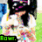 Animated icon shows a character with black hair and white clothing holding a panda, transitioning to rainbow-colored background with multiple pandas.