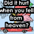 Pixelated cartoon character with green leaf on head rides red car; text changes across six