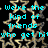 Black background with golden star patterns and cyan text reading "we're the kind of friends who get hit parked cars!!!" by... in pixelated font.