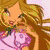 Pixelated anime-style character icons with varied hair colors and outfits, some featuring text or group compositions.