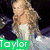 Pixelated image of a woman with long curly hair in four showing different poses and text overlays