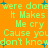 Static pixel art with repeating text on orange background, featuring light green text and blue star accents.