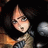 A pixelated contact sheet of two animated frames featuring a Battle Angel Alita character and "Anime IM" text on black background.