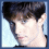 Four- shows a person's face in close-up, eye detail, and stylized text on light blue background