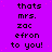 Purple background with repeated pixelated text 'thats mrs. zac efron to you!' in black, arranged in a pattern