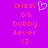 Pixelated text and symbols on a solid purple background with two identical side-by-side layouts.