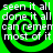 Green and black spiral background with repeated white text reading 'seen it all done it all can remem most of it' in four identical quadrants.