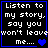 Four identical display pixelated text with a blue heart symbol changing from single to double in the bottom-right corner