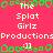A static pixel art image with a bright pink background, featuring repeated text and green decorative elements in a -like arrangement