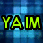 Pixelated green text on blue background with fragmented phrases and partial words