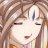A 48x48 pixel buddy icon featuring a close-up of an anime-style character with closed eyes and long brown hair, alongside text reading "Anime IM" and "com" on a black background.