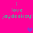 A bright pink background displays repeated text and heart symbols in a pixelated style.