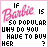 six square with pink borders, each containing pixelated text and a stylized 'Barbie' logo in pink script