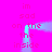 A static image with a bright pink background featuring repeated text and a cyan rectangular frame.