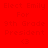 Red and black pixelated text reads "Elect Emily For 9th Grade President <3" across four with varying background colors