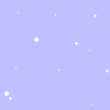 A static animated contact sheet of 25 frames showing a light purple background with scattered white star-like dots that subtly shift position across frames.