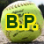 Four identical green baseballs with visible stitching and text, each overlaid with bold yellow-outlined dark green text in a