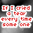 Red text on white blocks overlays a grayscale image of lips, with partial phrases about crying tears and misused words.