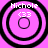 Four identical circular icons with concentric rings on a pink background, each displaying 'Nichole' text and '(33)' in the center.