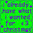 Green background with purple text reading 'i already have what i wanted for <3 christmas' and small star symbols scattered throughout the image.