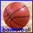 A basketball with black lines on a light brown background, displayed in multiple positions