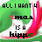 Green and white background with red curved shape; text reads 'ALL I WANT 4 XMAS IS A HIPPO' in black, green, and red letters.