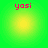 Four identical square arranged in a , each displaying a bright green background with a central yellow gradient circle and pink text reading 'yosi' at the top