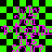 Green and black checkered background with pink text reading 'I Love You' over a blurred anime-style character image.
