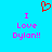 A static pixel art image with a bright cyan background, featuring a red pixelated heart symbol above pink text reading "I Love Dylan!!" in two identical vertical
