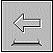 16 pixel-art button states showing a left-pointing arrow in various shades of gray and green, with some frames displaying a green arrow on a white button background