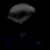 Animated contact sheet of a skull's facial expression changes across 10 frames, showing gradual mouth opening and eye movement against black background with gray transparency area.