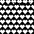 heart-shaped pixels arranged in and , transitioning from white to dark gray across the image