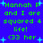 Blue background with green pixelated text reading "Hannah P and I are squared 4 life! <33 her" surrounded by light blue plus signs.
