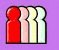 Four stylized human figures in red, pink, yellow, and light blue stand side-by-side on a purple background; the rightmost two figures shift slightly leftward.