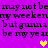 Purple background with repeated black text and three pixelated hearts in yellow, peach, and brown.