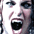 A pixelated image of a woman's face in three sequential expressions showing mouth opening from closed to wide, with 'VAN HELSING' text below.