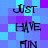 Pixelated text in black serif font on a blue-purple checkered background, with visible animation changes across frames.