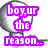 A static image with four text sections in purple and pink pixelated fonts over background elements including a clock, hearts, and a notebook.