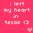 Pixelated text on a pink background with two heart symbols, showing animation changes in heart positions.