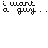 A static pixel art image with repeated text phrases in a , featuring black and white color scheme