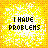Pixelated yellow and orange background with black text reading 'I HAVE PROBLEMS' in two lines.