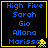 Four identical pixel art display blue text on black background with yellow border and small yellow alien icon