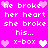 Pixelated text and heart symbols repeat across a bright pink background with alternating white and light purple hearts.